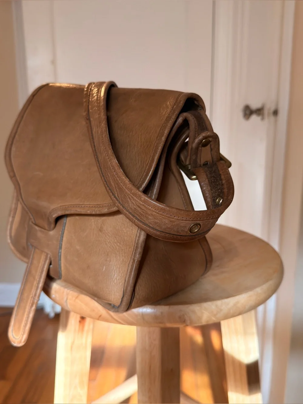 Rare 1975 Coach Bonnie Cashin Large Courier Bag (Style No. 8920) Made in NYC
